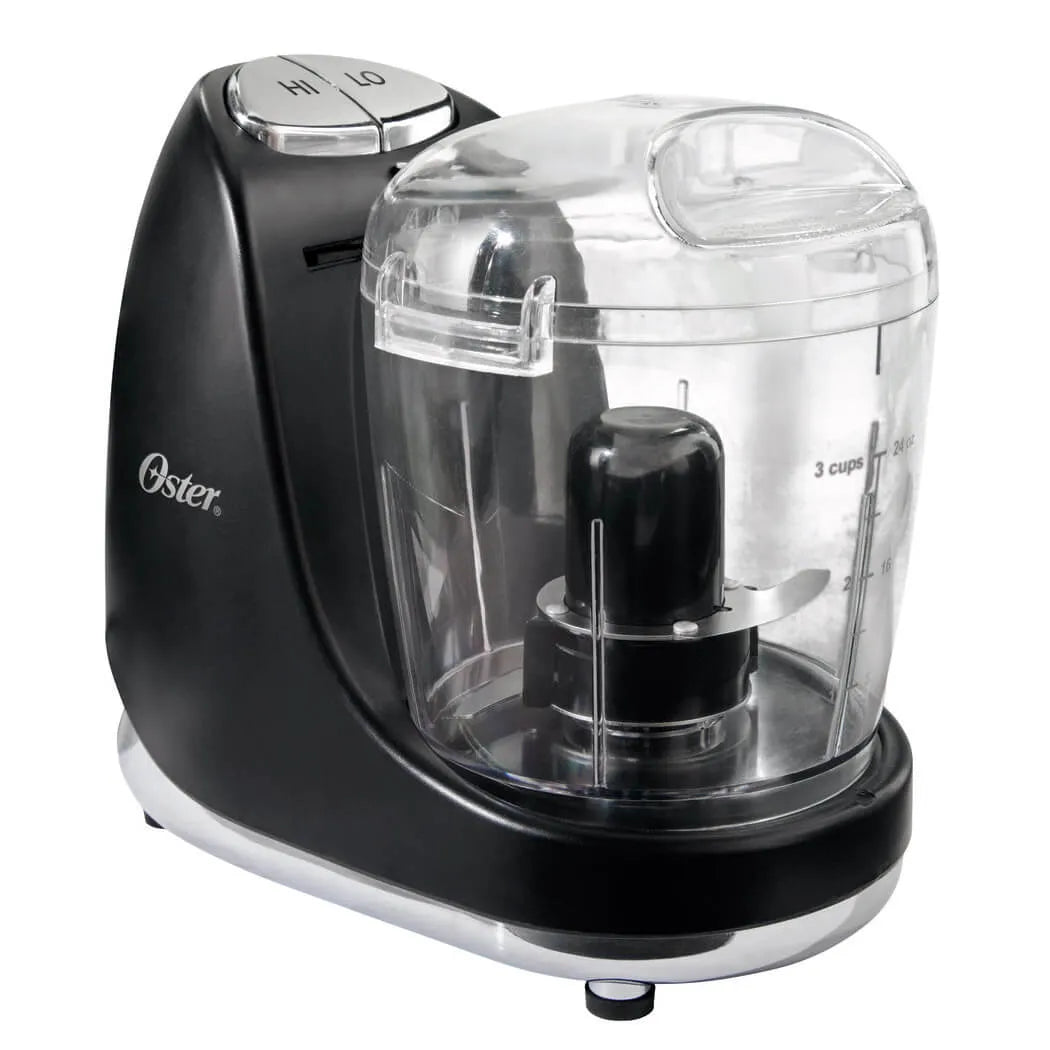 Mini picatodo Oster de 2 velocidades, Negro 3 Tazas