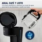 Cafetera Oster, 12 Tazas, con Filtro Reutilizable