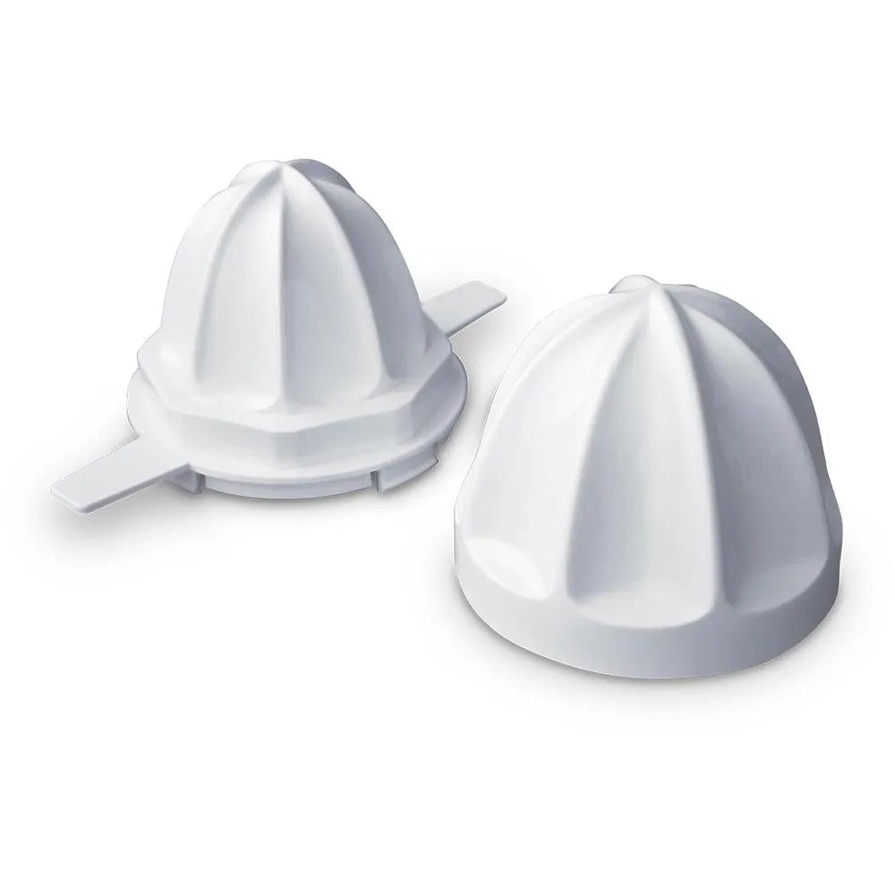 Exprimidor de Cítricos Oster, con rotación bidireccional, Colador de Semillas y Pulpa, Blanco