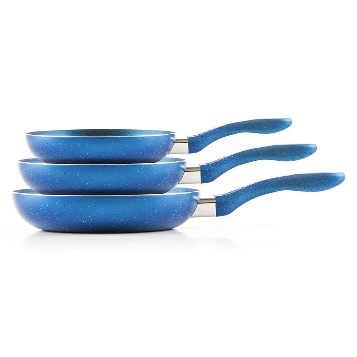 Set de 3 Sartenes Milán de 20, 24 y 28 Cm Mármol