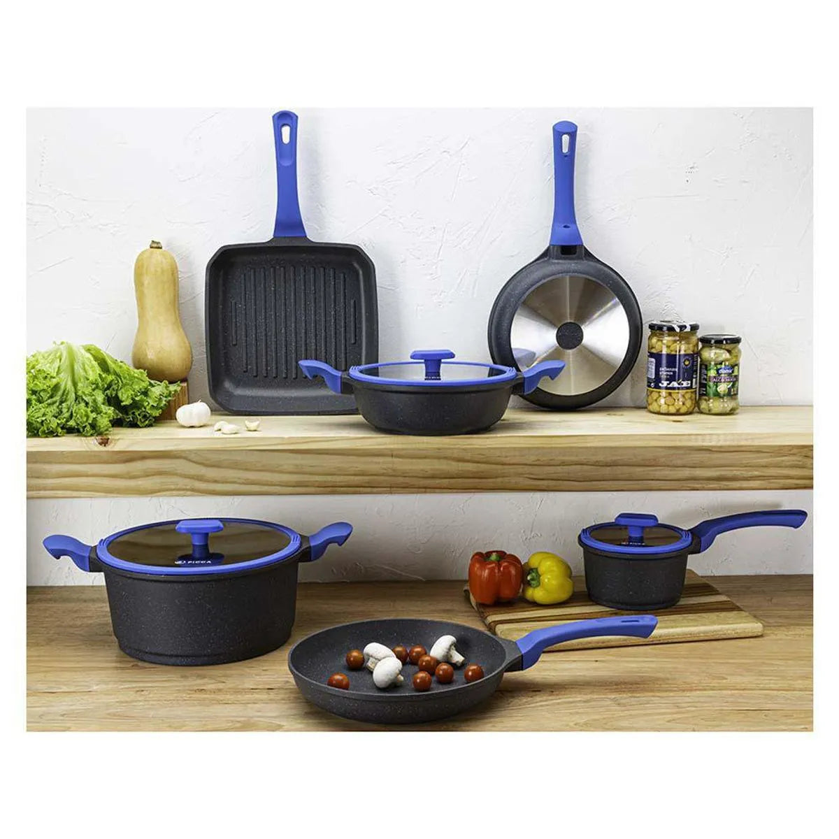Batería de Cocina Belaggio 9 Piezas