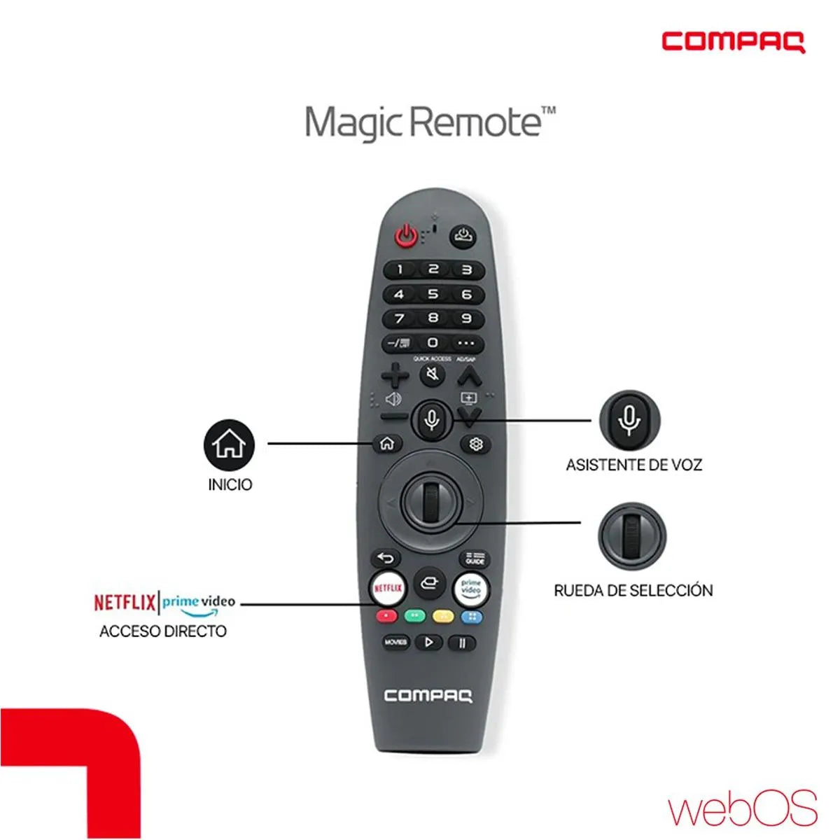 Televisor Smart con WebOS Hub de 100"