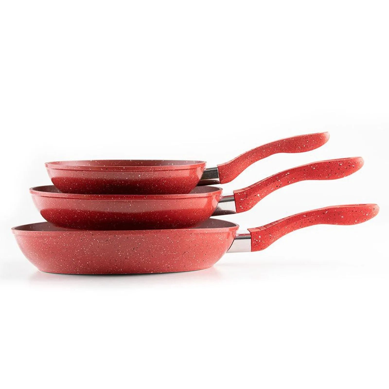 Set de 3 Sartenes Milán de 20, 24 y 28 Cm Mármol