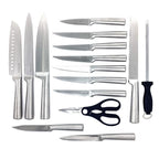 Set de Cuchillos 16 Piezas Acero Inoxidable