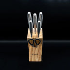 Set de Cuchillos 7 Piezas con Base de Madera