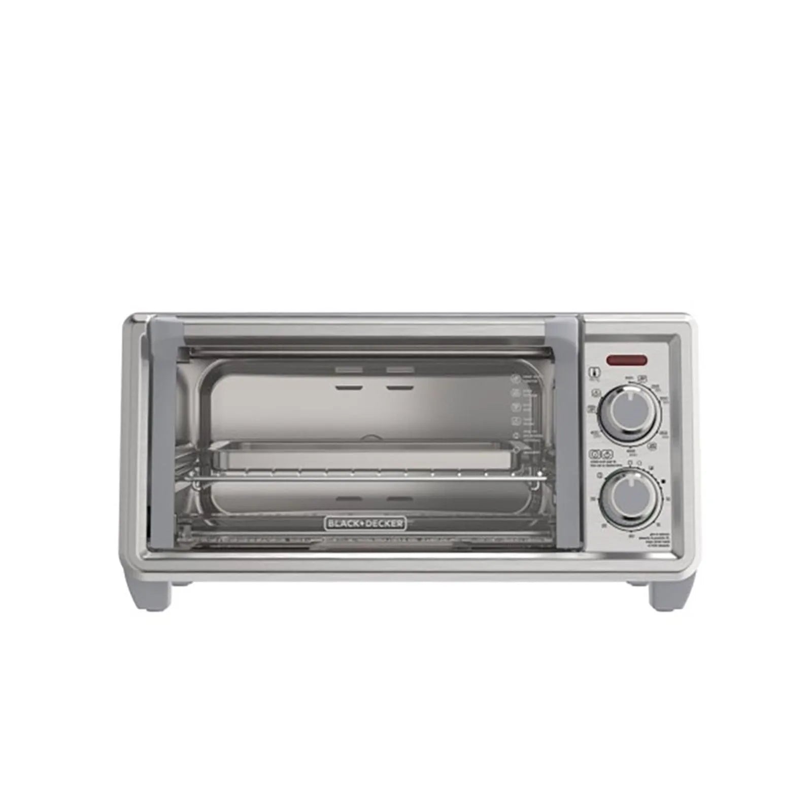 Horno tostador de 4 rebanadas Acomoda una pizza de 23cm 4 Funciones
