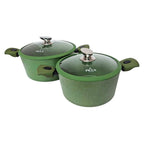 Batería de cocina Belmonte 8 Piezas Verde