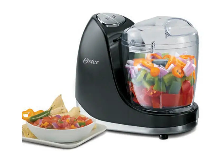 Mini picatodo Oster de 2 velocidades, Negro 3 Tazas