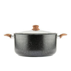 Batería de cocina Catania con Antiadherente Negro 6 Pzas