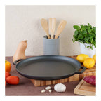 Comal FERRO hierro fundido 34 cm