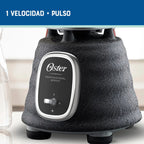 Licuadora clásica Oster negra serie profesional con interruptor de palanca