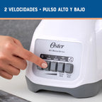 Licuadora Oster 2 velocidades más pulso y vaso de vidrio