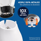 Licuadora Oster con vaso de vidrio y control de perilla