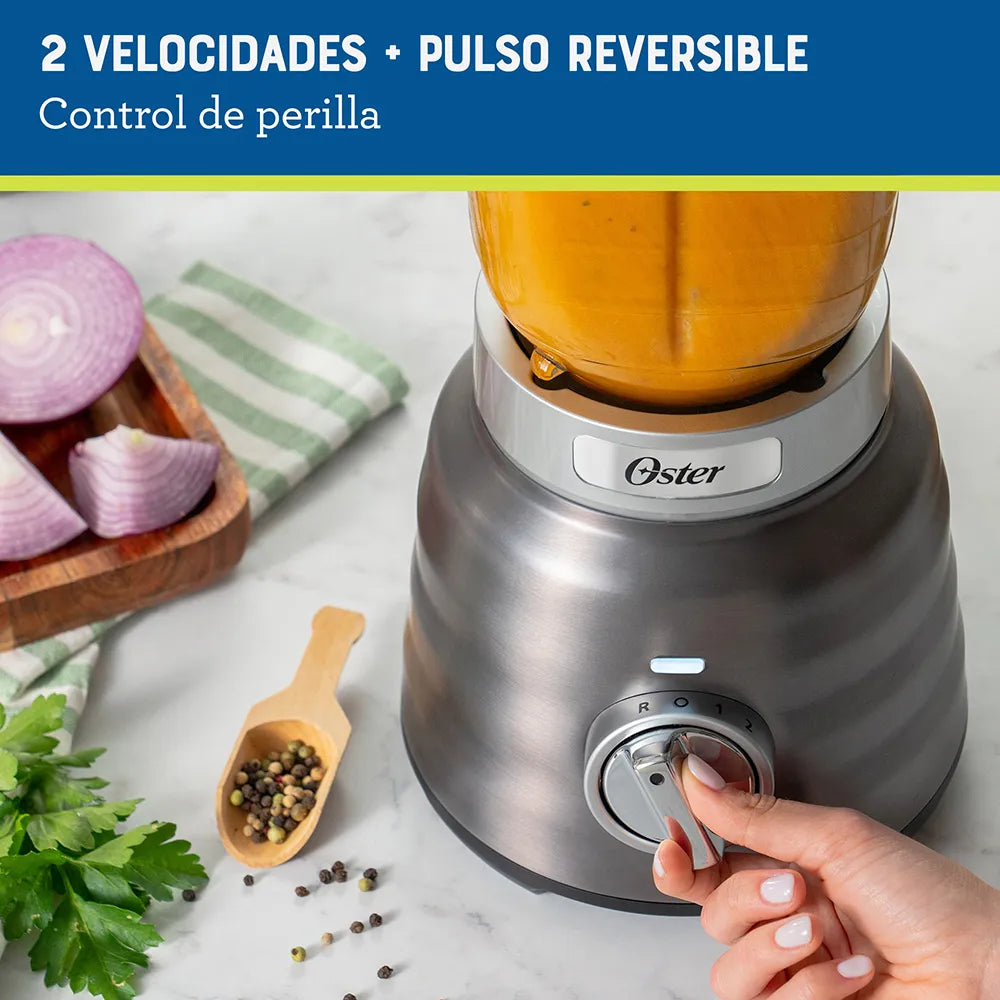Licuadora Osterizer® MAX con vaso de vidrio de 1.75 Litros