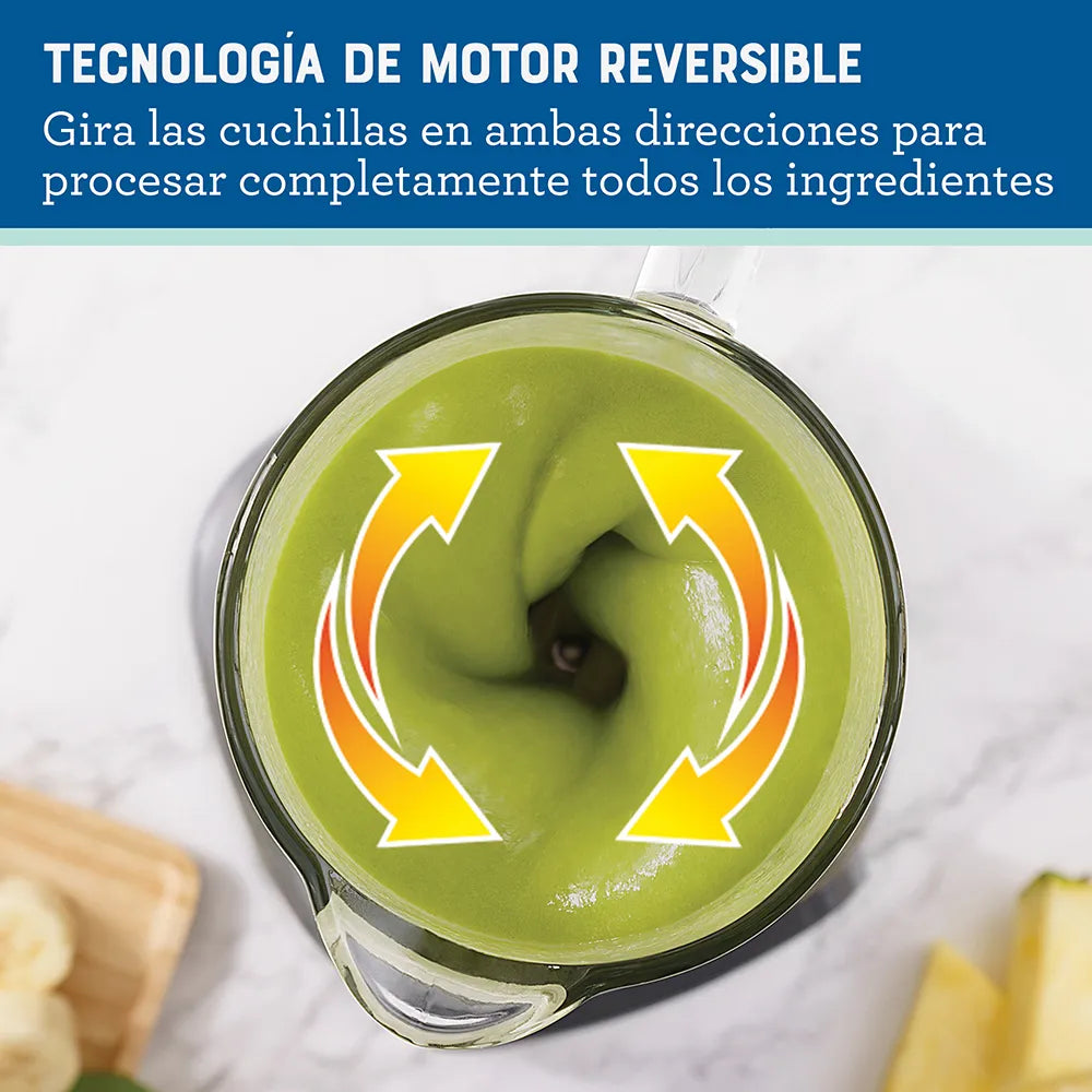 Licuadora Oster con programas automáticos y tecnología reversible