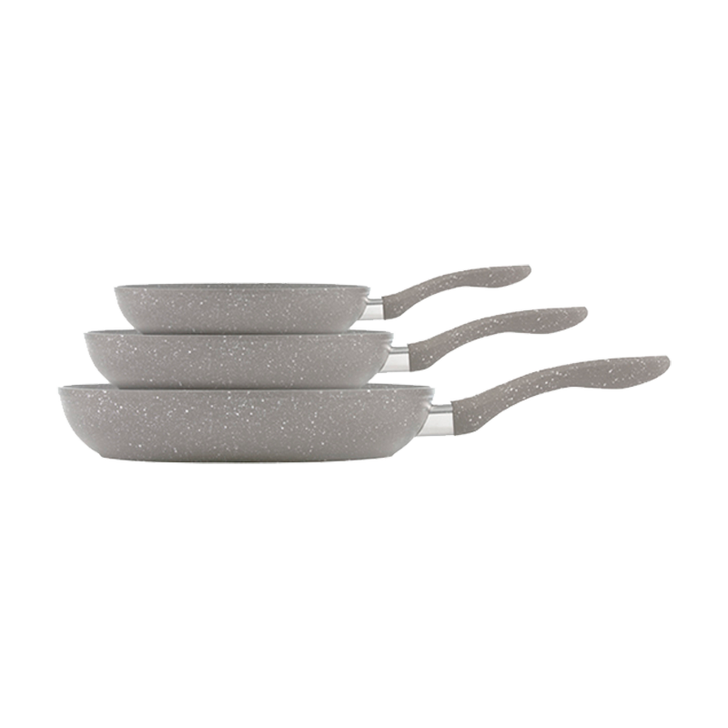 Set de 3 Sartenes Milán de 20, 24 y 28 Cm Mármol