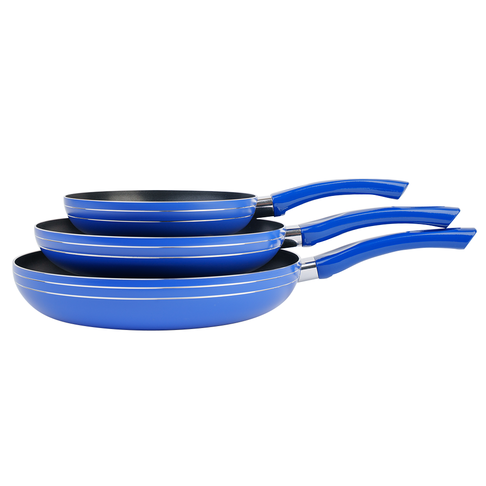 Juego de Sartenes Cerdeña 3 Piezas Rojo