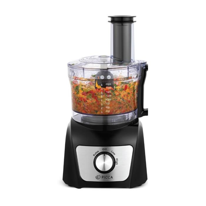Procesador 8 Tazas de 500 Watts - Negro