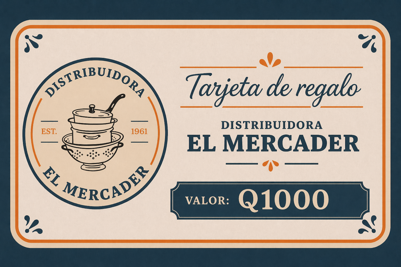 Tarjeta de regalo Digital Q1,000