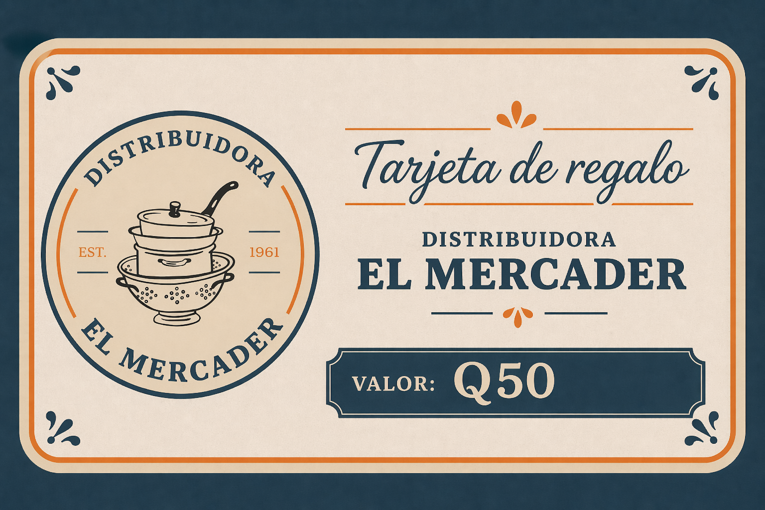 Tarjeta de regalo Digital Q50