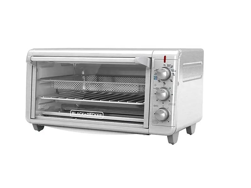 Horno acomoda una pizza de 12” o una bandeja con asas para hornear de 9" x 13"